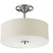 Inspire 2 Light 13 inch Brushed Nickel Semi-Flush Mount Ceiling Light