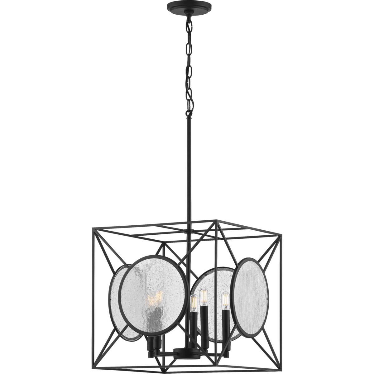 Cumberland 5 Light 16.13 inch Matte Black Pendant Ceiling Light, Design Series