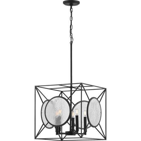 Cumberland 5 Light 16 inch Matte Black Pendant Ceiling Light, Design Series