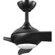 Conte 52 inch Matte Black Outdoor Ceiling Fan