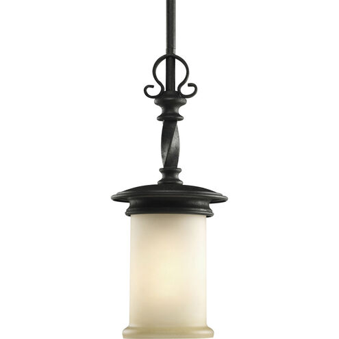 Santiago 1 Light 6.25 inch Forged Black Mini-Pendant Ceiling Light
