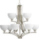 Legend 9 Light 33 inch Brushed Nickel Chandelier Ceiling Light