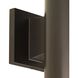 Cylinder 2 Light 18 inch Antique Bronze Outdoor Wall Cylinder in Standard