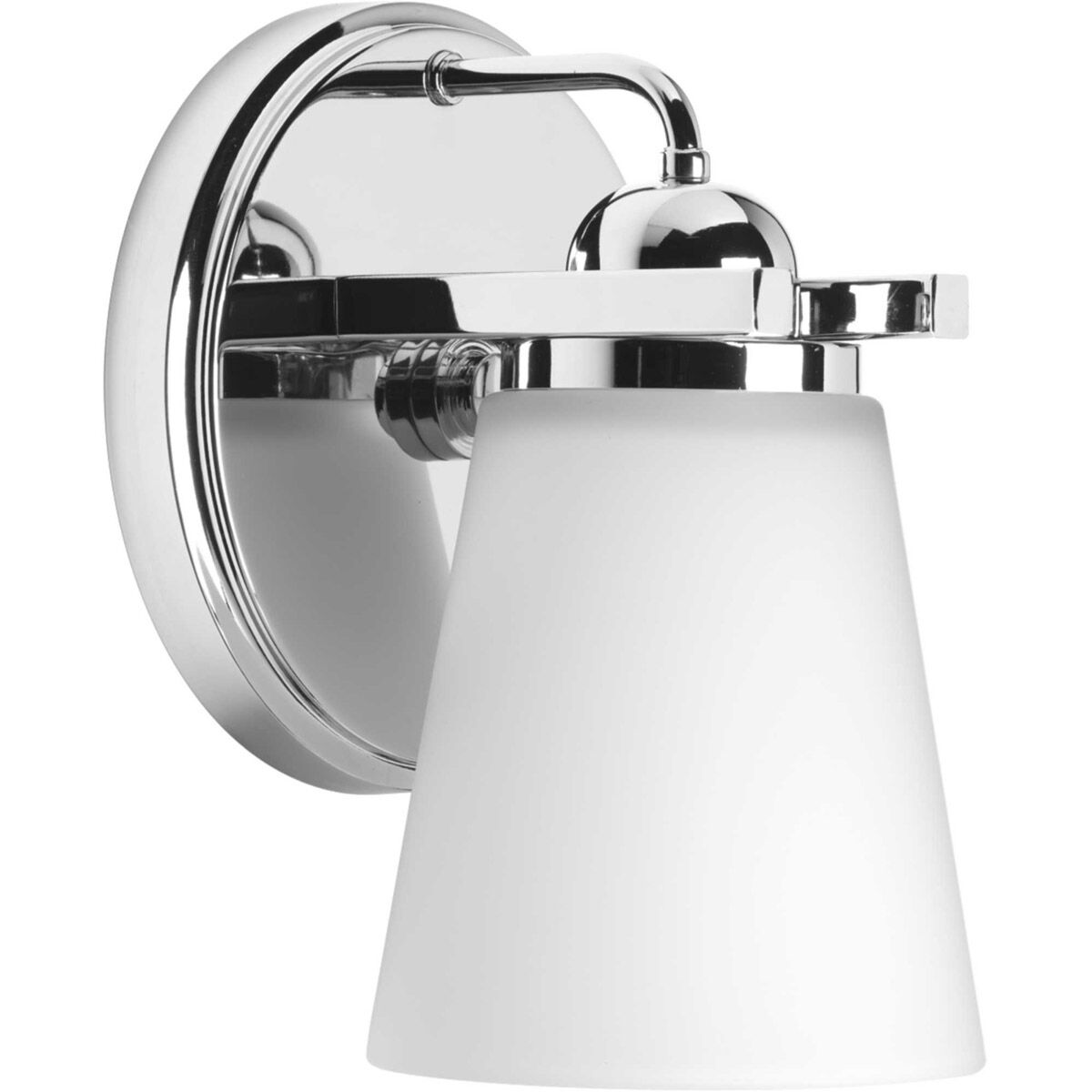 Flight 1 Light 6 inch Polished Chrome Bath Vanity Wall Light, Design Series