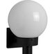 Acrylic Globe Outdoor Wall Lantern