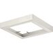 Everlume Brushed Nickel Edgelit Square Trim Ring