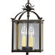 Flat Glass 2 Light 6.75 inch Antique Bronze Hall & Foyer Ceiling Light