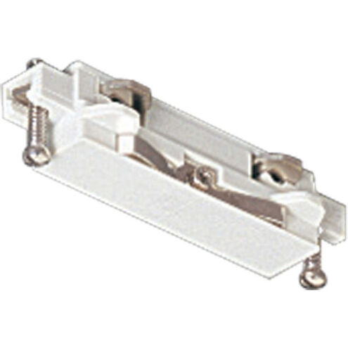 Alpha Trak 120 White Track Straight Connector Ceiling Light