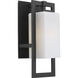 Jack 1 Light 14 inch Black Outdoor Wall Lantern