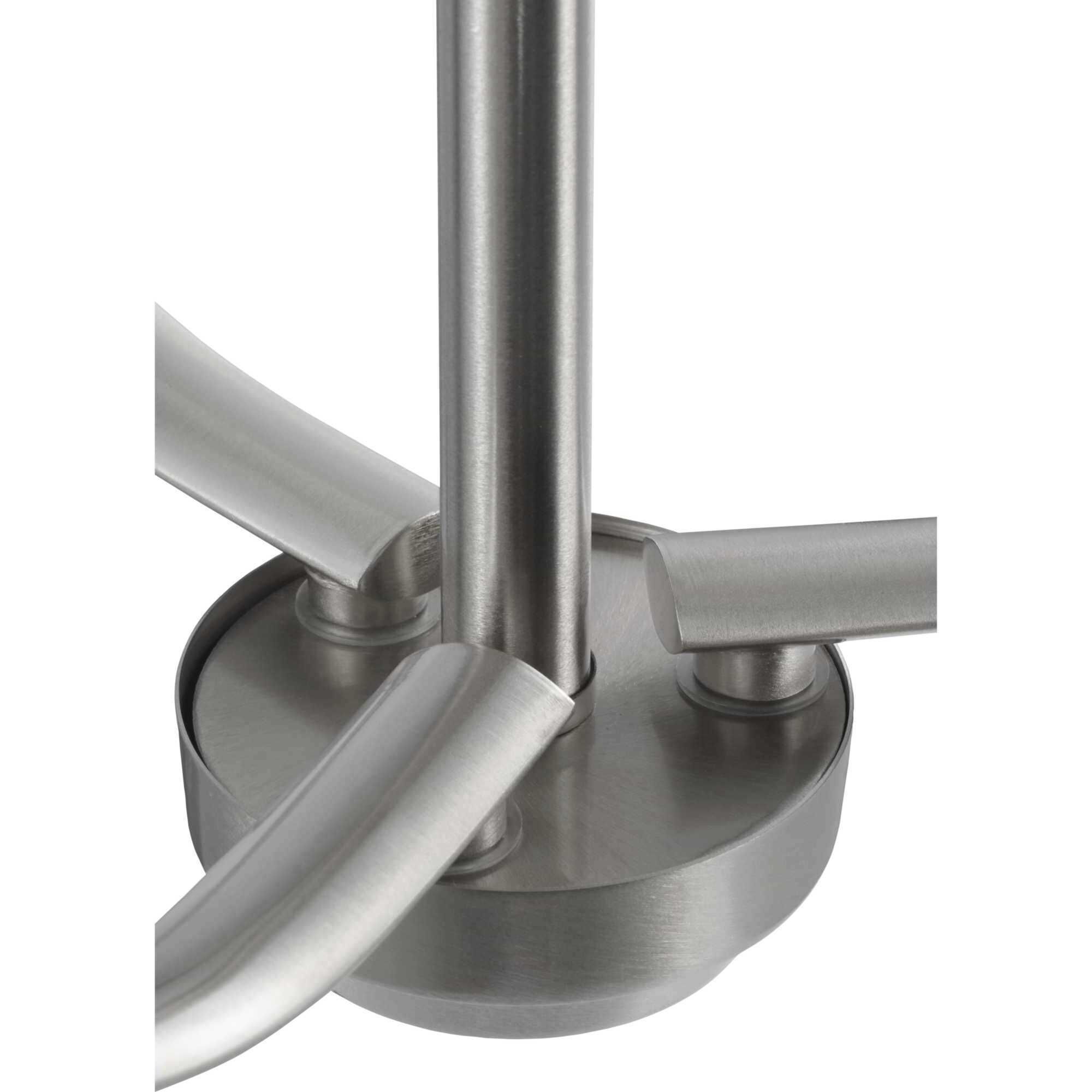 Adley 3 Light 18.12 inch Brushed Nickel Semi-Flush Convertible Light Ceiling Light