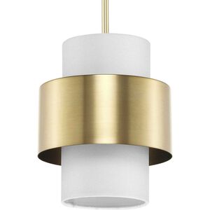 Silva 1 Light 9.5 inch Brushed Bronze Pendant Ceiling Light, Design Series