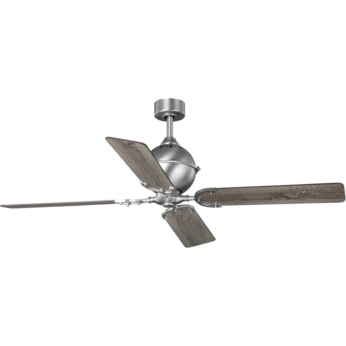 Royer 56 inch Antique Nickel with Chestnut Blades Ceiling Fan