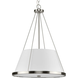 Saffert 3 Light 22 inch Brushed Nickel Pendant Ceiling Light, Design Series