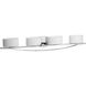 Arise 4 Light 35 inch Polished Chrome Bath Vanity Wall Light