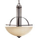 Riverside 3 Light 19 inch Heirloom Hall & Foyer Ceiling Light