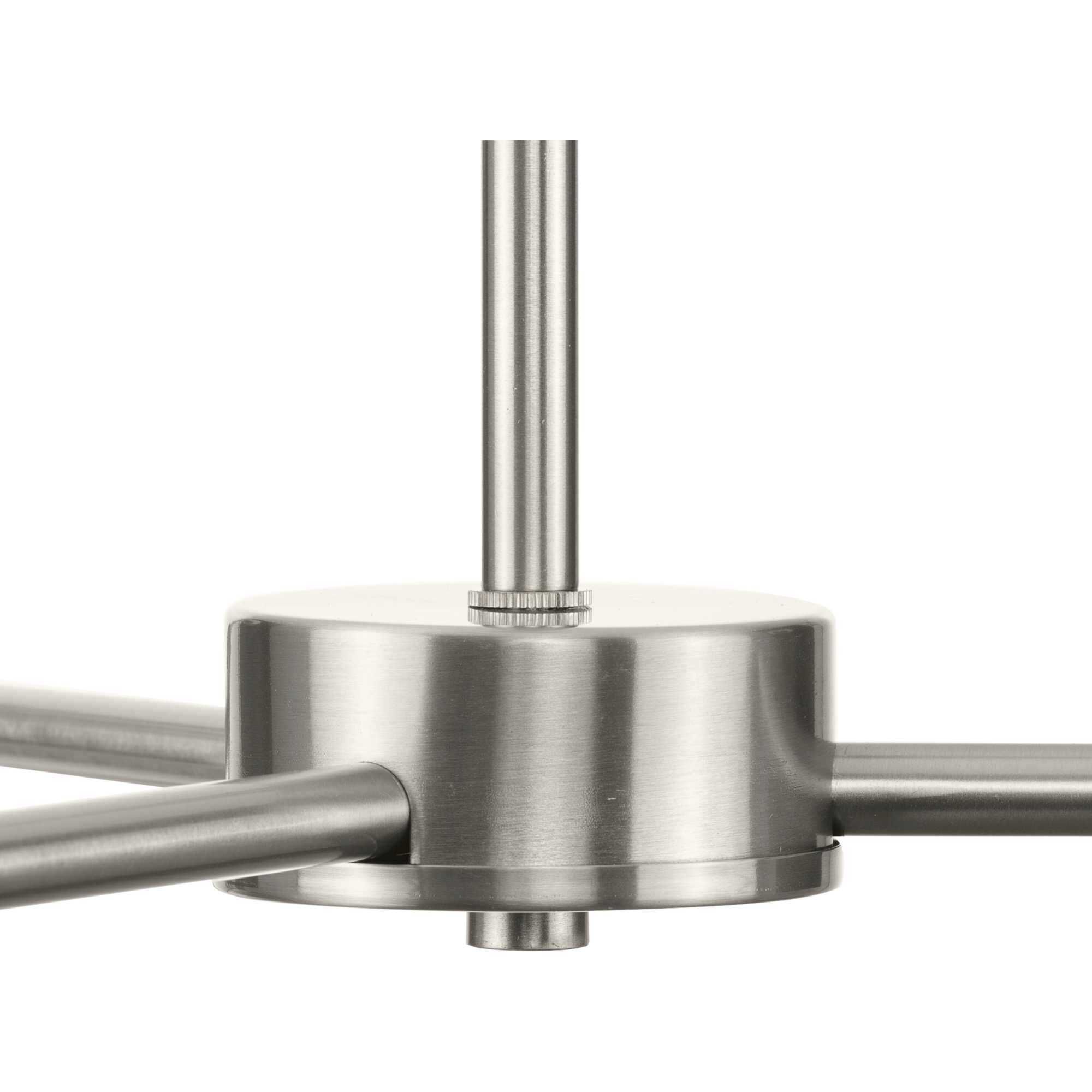 Progress P400378-009 Haas 6 Light 50 inch Brushed Nickel
