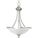 Glendale 3 Light 19 inch Brushed Nickel Hall & Foyer Ceiling Light