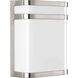 Valera LED LED 11 inch Brushed Nickel Outdoor Wall Lantern, Progress LED