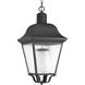 Andover 1 Light 12.5 inch Black Outdoor Hanging Lantern, Design Series