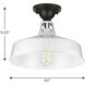 Cedar Springs 1 Light 13 inch White Outdoor Semi-Flush Mount