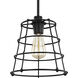 Chambers 1 Light 10 inch Matte Black Mini-Pendant Ceiling Light