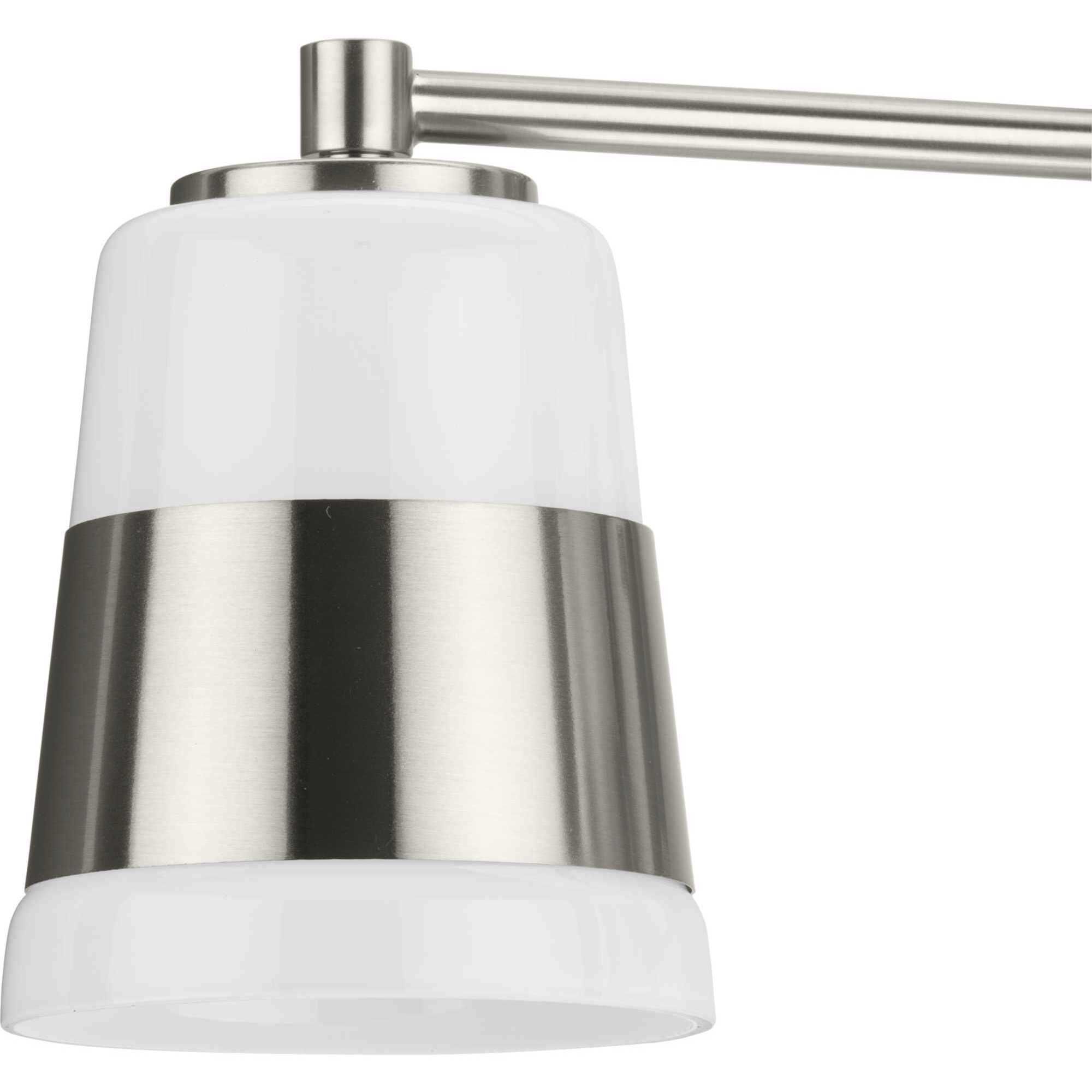 Haven 4 Light 34 inch Brushed Nickel Bath Light Wall Light