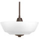 Asset 2 Light 13 inch Antique Bronze Convertible Semi-Flush Ceiling Light in Bulbs Not Included