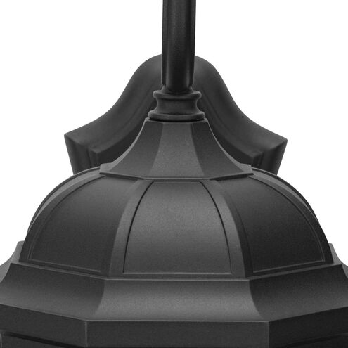 Verdae 1 Light 18 inch Textured Black Outdoor Wall Lantern, Medium, Design Series