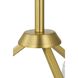 Vertex 3 Light 18 inch Brushed Gold Convertible Chandelier Ceiling Light