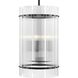 Seville 4 Light 17.87 inch Matte Black Foyer Light Ceiling Light, Design Series