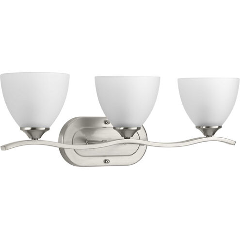 Laird 3 Light 23.75 inch Brushed Nickel Bath Vanity Wall Light