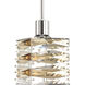 The Pointe 1 Light 6.12 inch Polished Chrome Mini-Pendant Ceiling Light