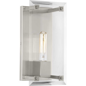 Hobbs 1 Light 6 inch Brushed Nickel Wall Sconce Wall Light, Design Series