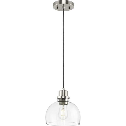 Garris 1 Light 8 inch Brushed Nickel Mini Pendant Ceiling Light