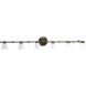 Renovations 6 Light 48 inch Forged Bronze Close-to-Ceiling Ceiling Light