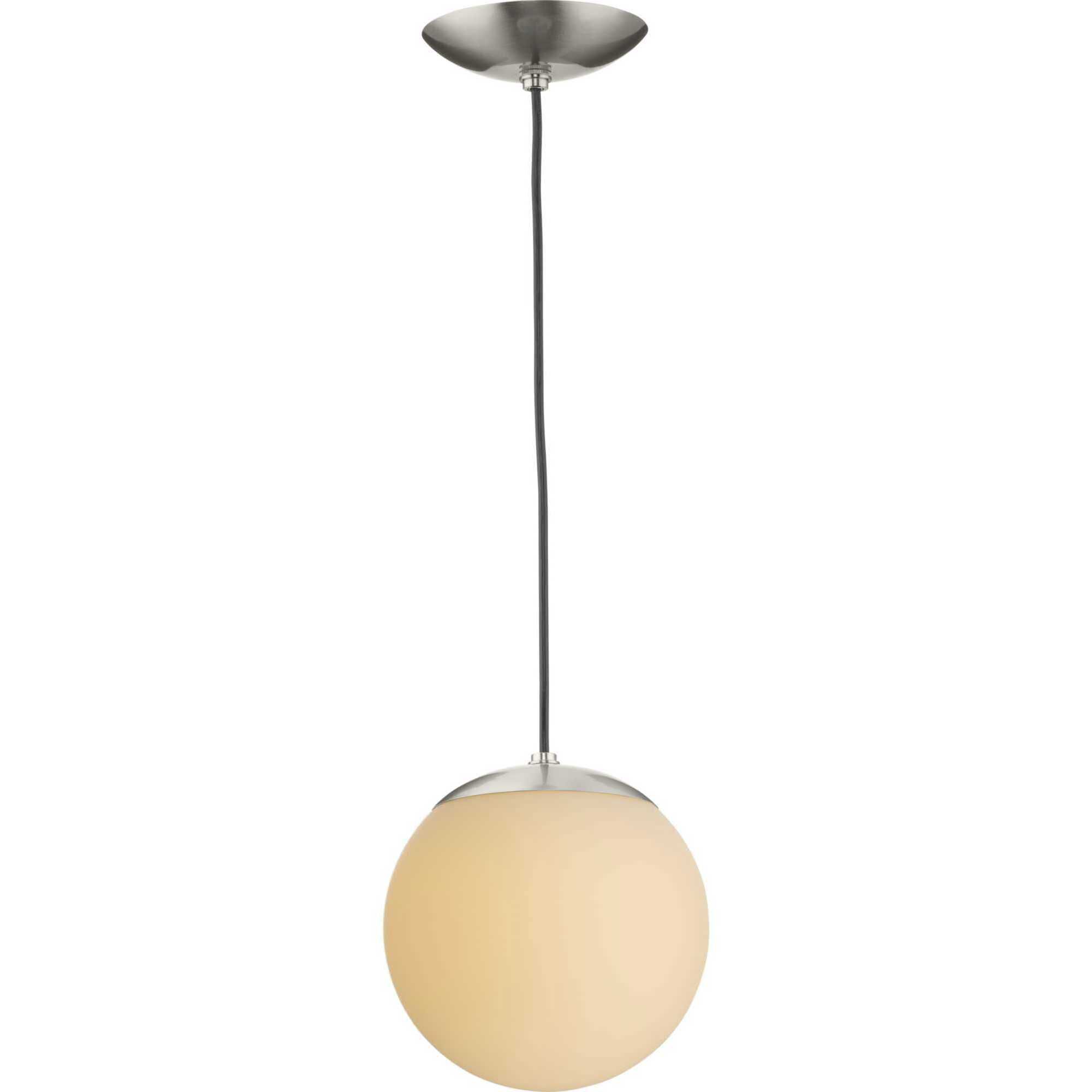 Atwell 1 Light 8 inch Brushed Nickel Pendant Ceiling Light, Small