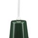 Metal Shade 1 Light Dark Green Pendant Ceiling Light in Standard
