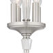 Stratham 4 Light 19 inch Brushed Nickel Semi-Flush Mount Convertible Ceiling Light, Design Series