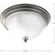 Melon 2 Light 13.25 inch Brushed Nickel Flush Mount Ceiling Light