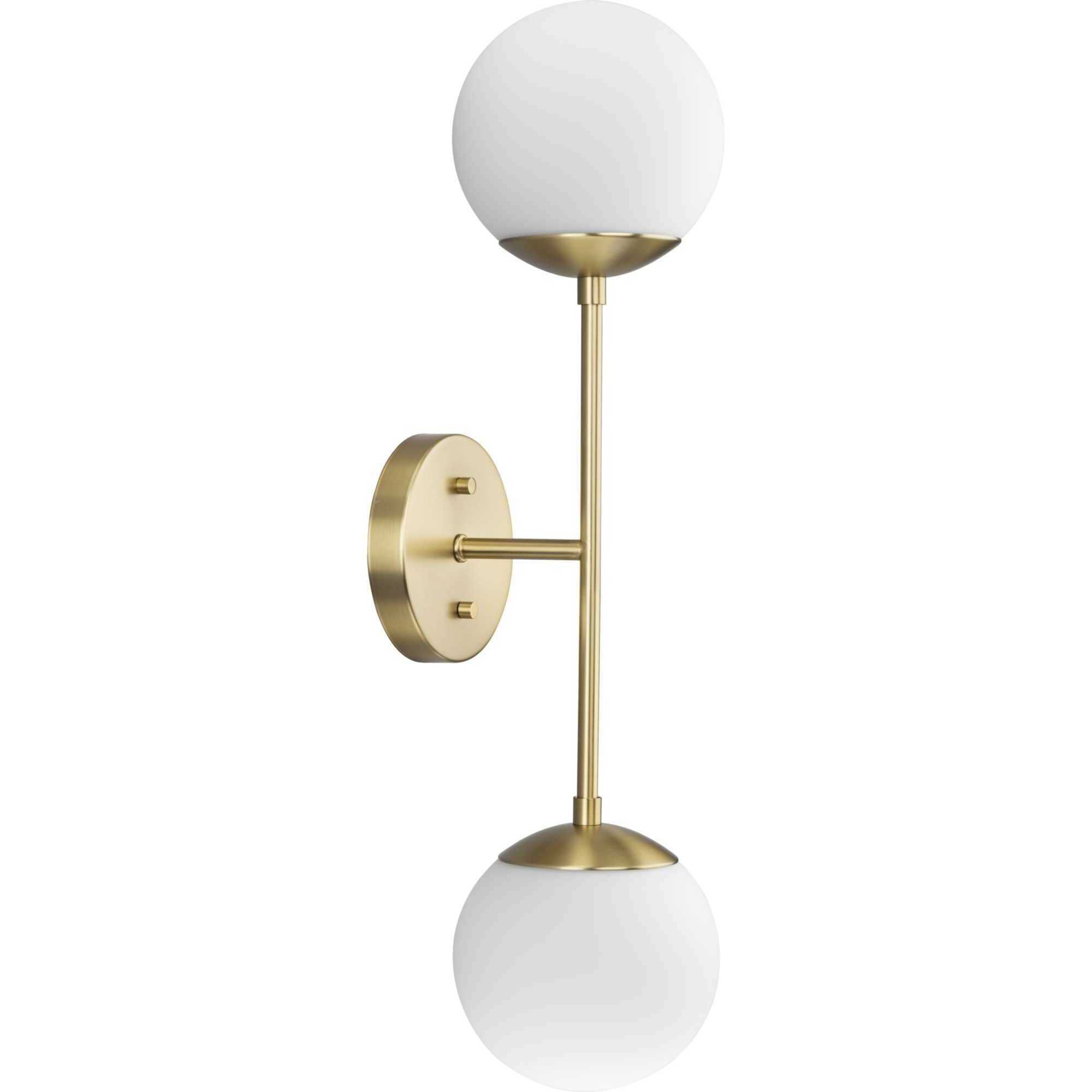 Haas 2 Light 5.87 inch Brushed Bronze Wall Bracket Wall Light, Design Series