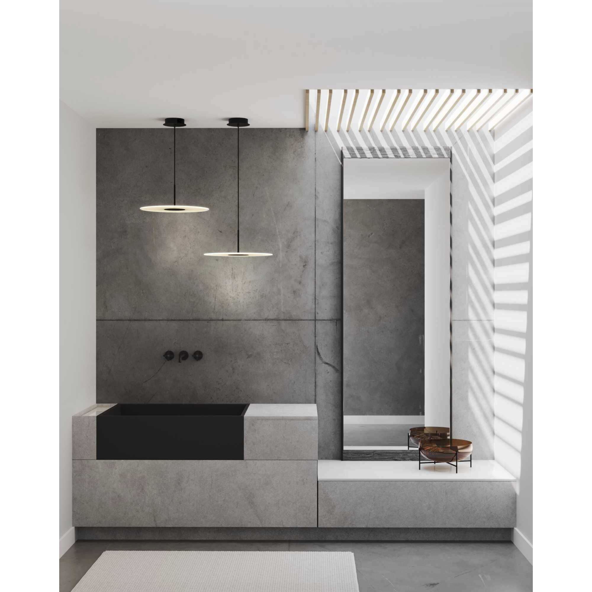 Spoke LED LED 17.72 inch Matte Black Pendant Ceiling Light, Progress LED