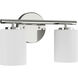 Replay 2 Light 13 inch Polished Nickel Bath Vanity Wall Light