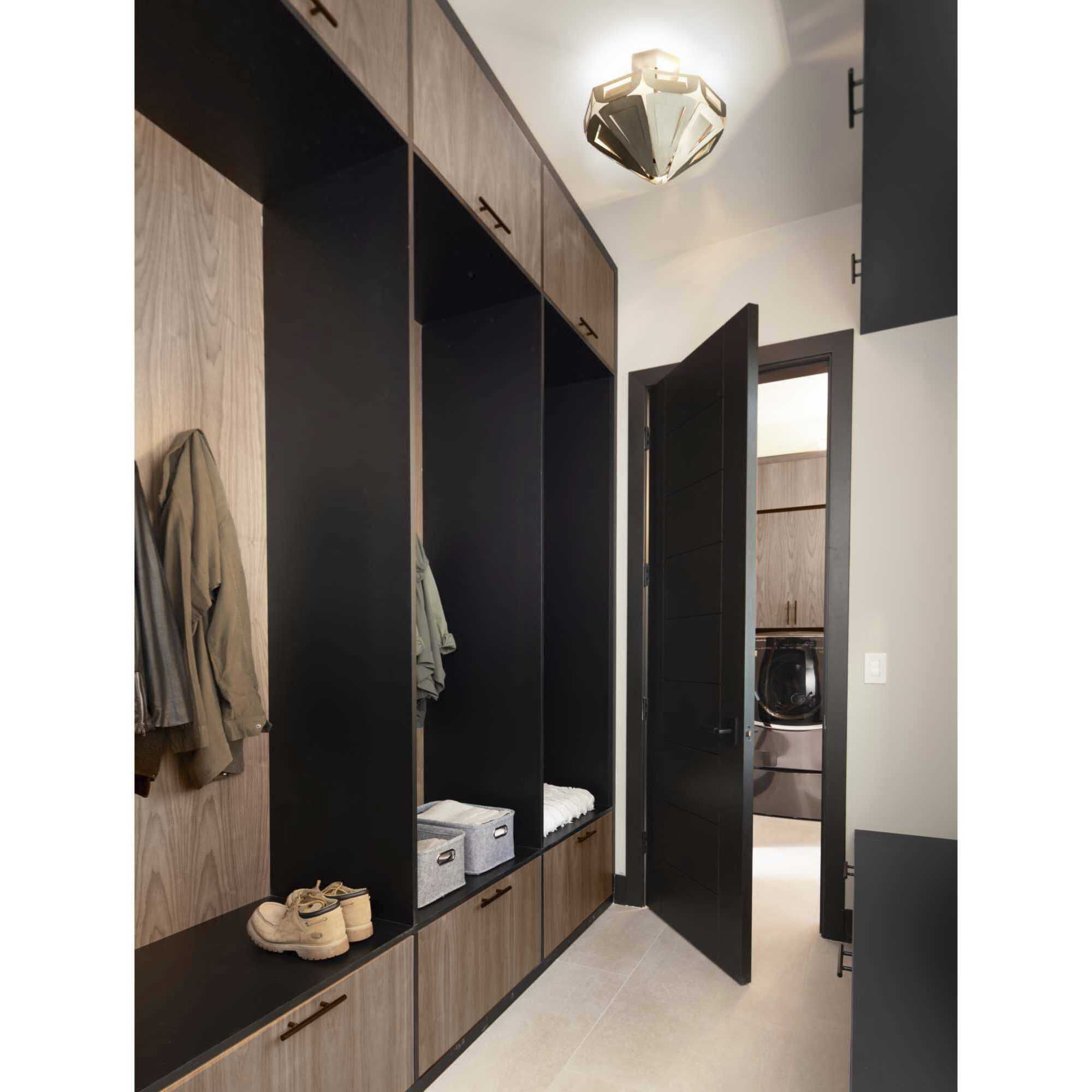 Point Dume™ Yerba 3 Light 17.38 inch Silver Ridge Semi-Flush Mount Ceiling Light, Design Series