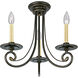 Bradford 3 Light 16 inch Forged Bronze Chandelier Ceiling Light