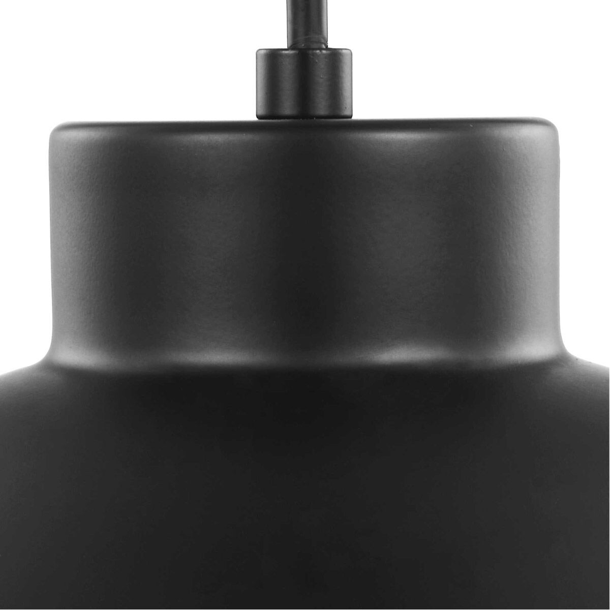 Globe LED LED Matte Black Pendant Ceiling Light, Progress LED