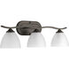 Laird 3 Light 23.75 inch Antique Bronze Bath Vanity Wall Light