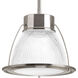 Prismatic Glass LED 9.13 inch Brushed Nickel Mini-Pendant Ceiling Light