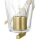 Vertex 5 Light 22.5 inch Brushed Gold Chandelier Ceiling Light