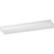 Modular Fluorescent 1 Light 18.25 inch White Flush Mount Ceiling Light