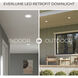 Everlume Solid State White Recessed Downlight